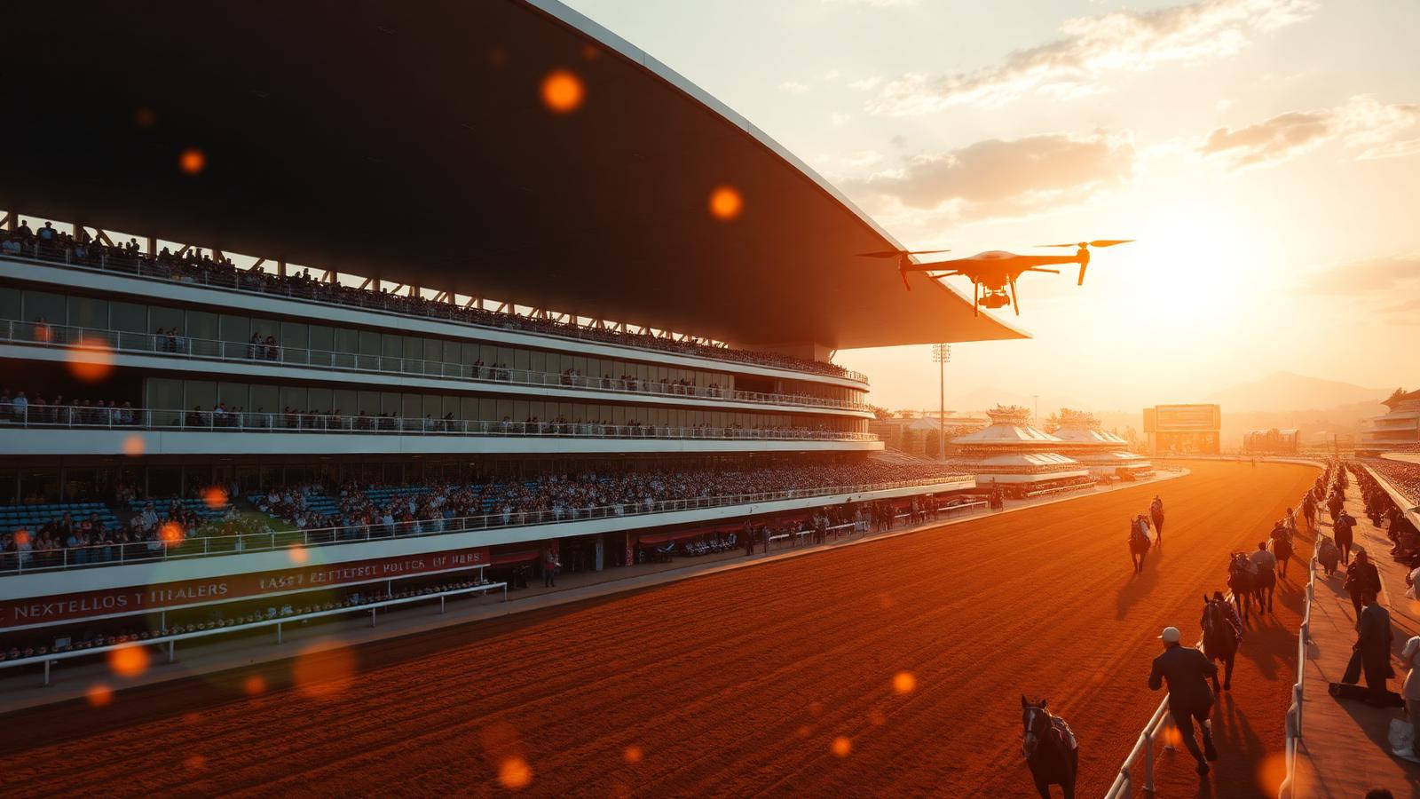 Premium horse racing stadium — global equine economy